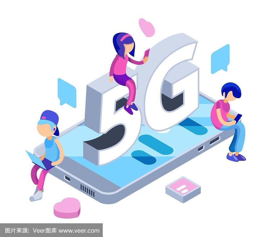 免费的无线网络.矢量等距青少年用电子产品,智能手机,笔记本电脑